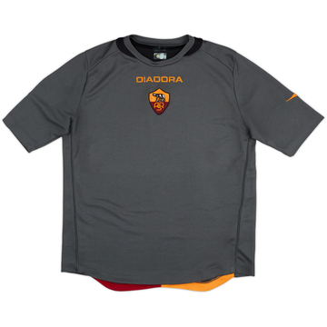 2006-07 Roma Diadora Training Shirt - 6/10 - (L)