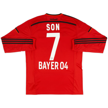 2014-15 Bayer Leverkusen Home L/S Shirt Son #7 (L)