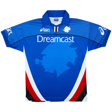 1999-00 Sampdoria Asics Training Shirt - 8/10 - (M)
