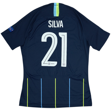 2018-19 Manchester City Player Issue Away Shirt Silva #21 - 8/10 - (L)
