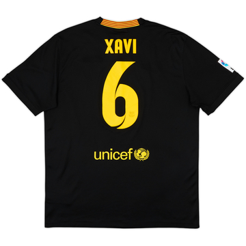 2013-14 Barcelona Third Shirt Xavi #6 - 6/10 - (L)