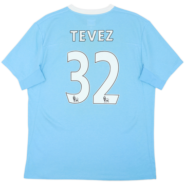 Camiseta de local del Manchester City 2009-10 Tevez #32 - 6/10 - (L)
