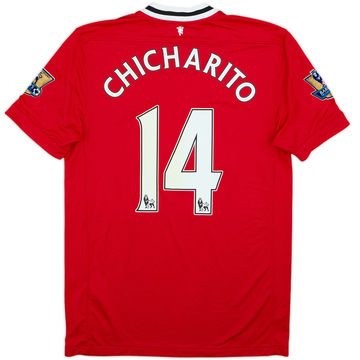 2011-12 Manchester United Home Shirt Chicharito #14 - 7/10 - (M)