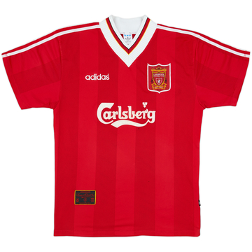 1995-96 Liverpool Home Shirt - 5/10 - (L)