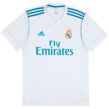 2017-18 Real Madrid Home Shirt - 4/10 - (M)