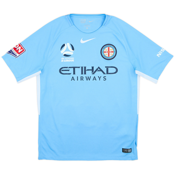 2017-18 Melbourne City Home Shirt - 9/10 - (M)