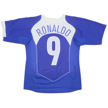 2004-06 Brazil Away Shirt Ronaldo #9 - 8/10 - (S)