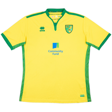 2016-17 Norwich Home Shirt - 6/10 - (5XL)