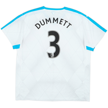 2015-16 Newcastle Away Shirt Dummett #3 - 6/10 - (XL)