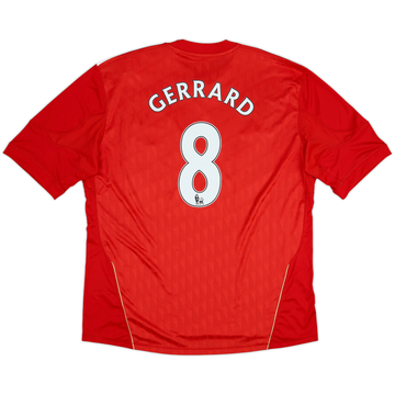 2010-12 Liverpool Home Shirt Gerrard #8 (XXL)