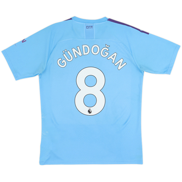 2019-20 Manchester City Home Shirt Gundogan #8 - 5/10 - (M)