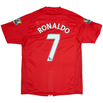 2007-09 Manchester United Home Shirt Ronaldo #7 - 4/10 - (M)