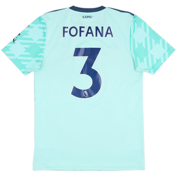 2021-22 Leicester Away Shirt Fofana #3 - 9/10 - (S)