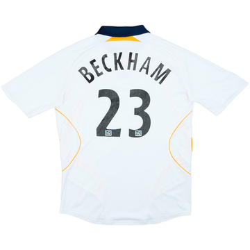 2007-08 LA Galaxy Home Shirt Beckham #23 - 4/10 - (M)