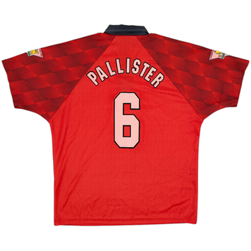 1996-98 Manchester United Home Shirt Pallister #6 - 8/10 - (L)