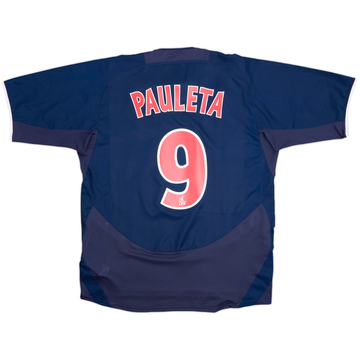 2003-04 Paris Saint-Germain Player Issue Home Shirt Pauleta #9 - 8/10 - (L)