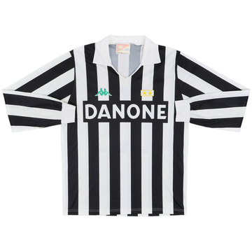 1992-94 Juventus Basic Home L/S Shirt #10 - 9/10 - (L)