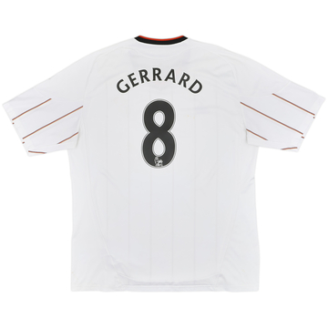2010-11 Liverpool Away Shirt Gerrard #8 - 6/10 - (XXL)