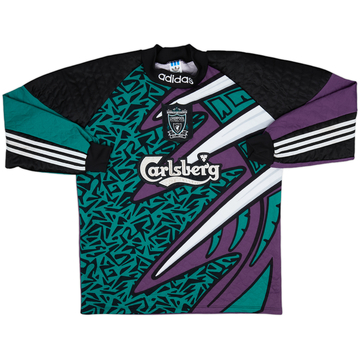 1995-96 Liverpool GK Shirt - 8/10 - (M)