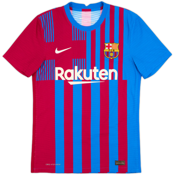 2021-22 Barcelona Authentic Home Shirt - 10/10 - (S)