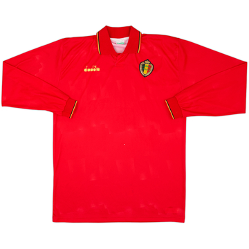 1992-94 Belgium Home L/S Shirt - 6/10 - (XL)