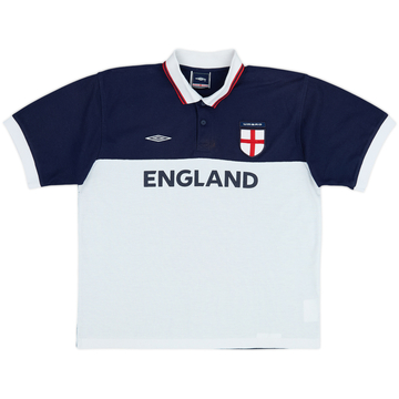 2002-04 England Umbro Polo Shirt - 6/10 - (M)