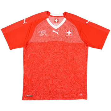 2018-20 Switzerland Home Shirt - 7/10 - (L)