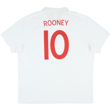 2009-10 England Home Shirt Rooney #10 - 8/10 - (3XL)
