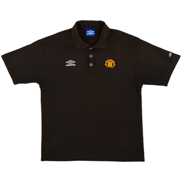 1998-99 Manchester United Umbro Polo Shirt - 7/10 - (XL)