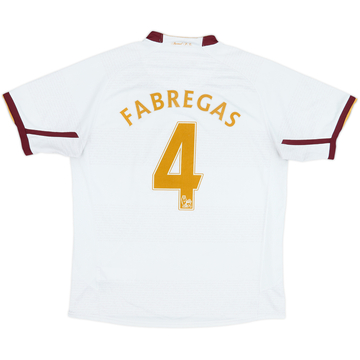 2007-08 Arsenal Away Shirt Fabregas #4 - 6/10 - (M)