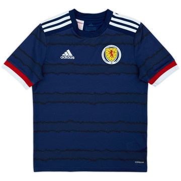 2020-22 Scotland Home Shirt - 8/10 - (L.Boys)