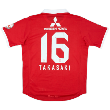 2010 Urawa Red Diamonds Home Shirt Takasaki #16 - 4/10 - (M)