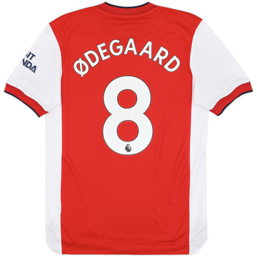 2021-22 Arsenal Authentic Home Shirt Odegaard #8 - 9/10 - (S)