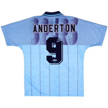 1991-94 Tottenham Third Shirt Anderton #9 - 10/10 - (S)