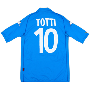 2002 Italy Home Shirt Totti #10 - 8/10 - (S)