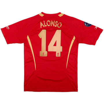 2005-06 Liverpool CL Home Shirt Alonso #14 - 4/10 - (S)