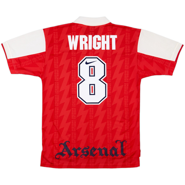 1994-96 Arsenal Home Shirt Wright #8 - 8/10 - (M)