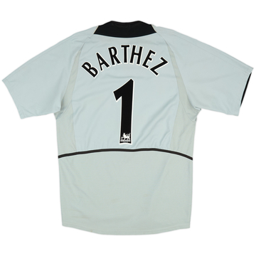 2002-04 Manchester United GK S/S Shirt Barthez #1 - 6/10 - (L)