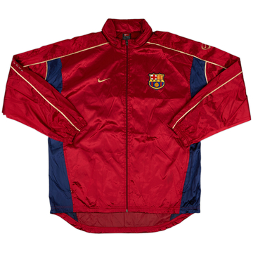 2001-02 Barcelona Nike Hooded Rain Jacket - 9/10 - (XL)