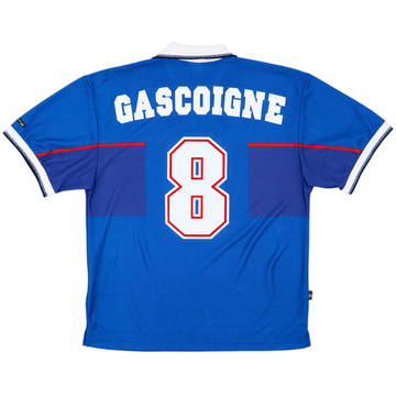 1997-99 Rangers Home Shirt Gascoigne #8 - 8/10 - (L)