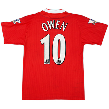 2002-04 Liverpool Home Shirt Owen #10 - 7/10 - (S)
