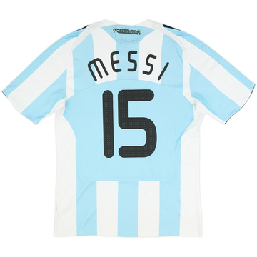 2007-09 Argentina Home Shirt Messi #15 - 6/10 - (L)