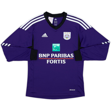 2013-14 Anderlecht Home L/S Shirt - 8/10 - (M.Boys)
