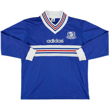 1997-98 Yokohama Marinos adidas Training L/S Shirt - 8/10 - (L/XL)
