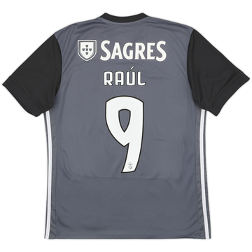 2017-18 Benfica Away Shirt Raul #9 - 8/10 - (M)