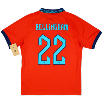 2022-23 England Away Shirt Bellingham #22 (M)