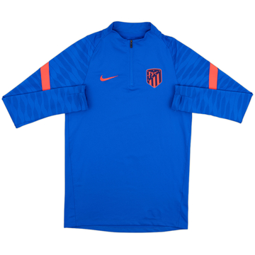 2021-22 Atletico Madrid Nike 1/4 Zip Drill Top - 8/10 - (S)