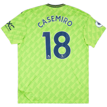 2022-23 Manchester United Third Shirt Casemiro #18 - 10/10 - (XL)