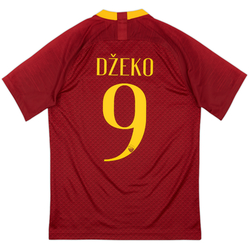 2018-19 Roma Home Shirt Dzeko #9 - 10/10 - (S)