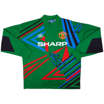 1992-93 Manchester United GK Shirt #1 - 8/10 - (M)